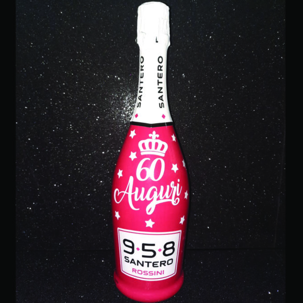 Bottiglia Santero 958 da 750ml “60 anni” personalizzabile